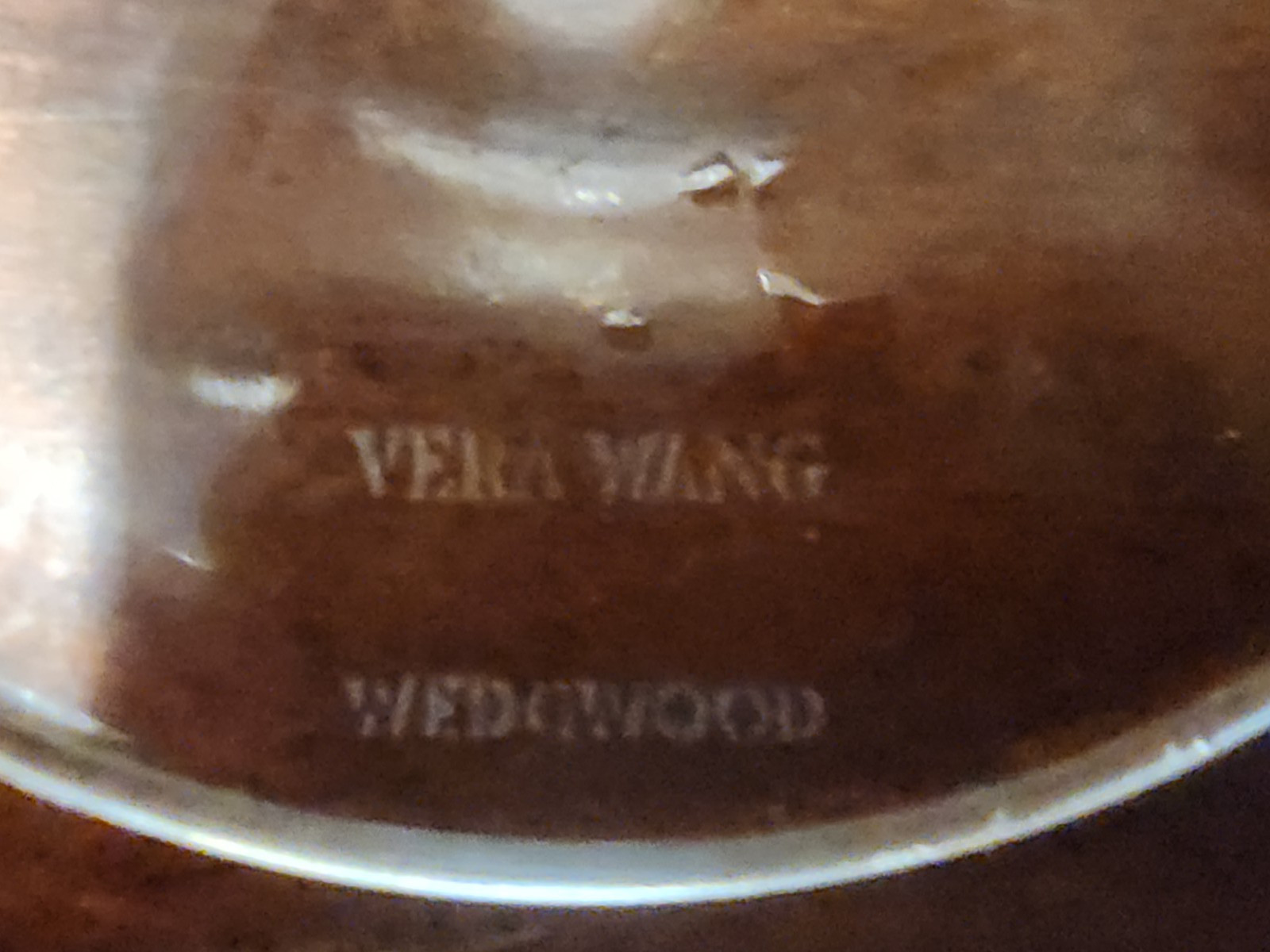 WEDGWOOD Vera Wang Princess Iced Tea Glass,NICE!