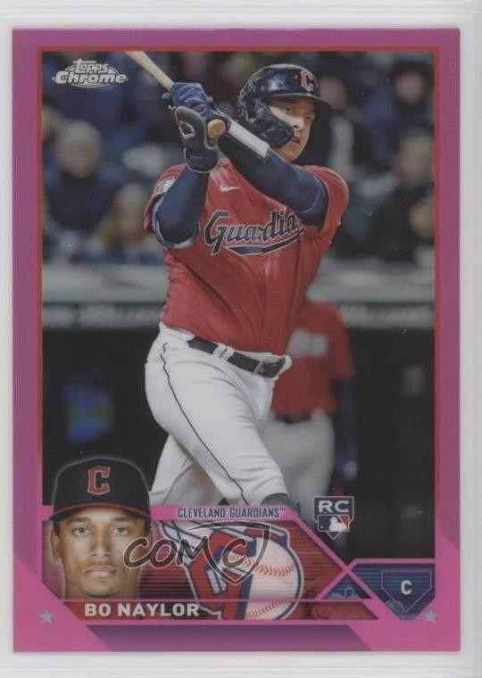 2023 Topps Chrome Pink Refractor Bo Naylor #54 00li