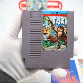 NES Nintendo Game TOKI - OPEN, but NEW & UNPLAYED! CIB / COMPLETE!