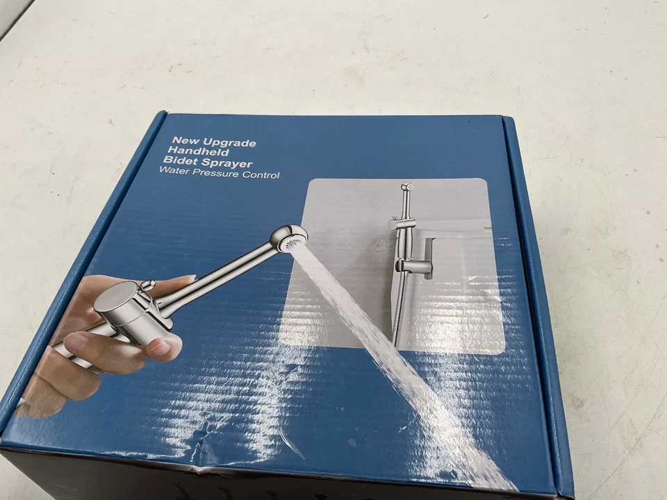 Juego de rociadores de bidé de latón para inodoros, montaje en pared o inodoro, doble pulgar pre... Foto 3 de 3