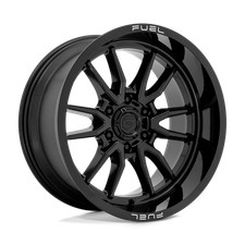 Fuel Off-road D760 Clash 20x10 -18 Gloss Black Wheel 6x139.7 6x5.5 Qty 1