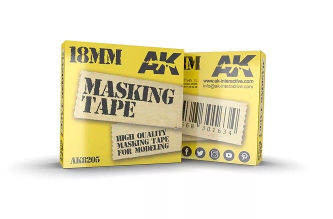 AK Interactive AK8205 - Masking Tape 18 Mm - New