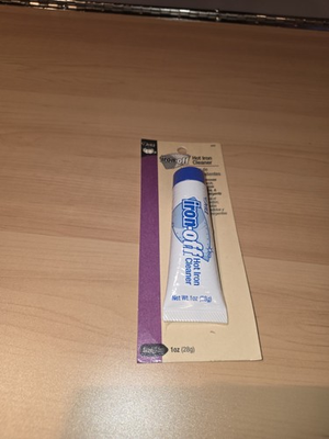 #ad Dritz Iron off Hot Iron Cleaner 1 oz Tube New in Sealed Package $12.00