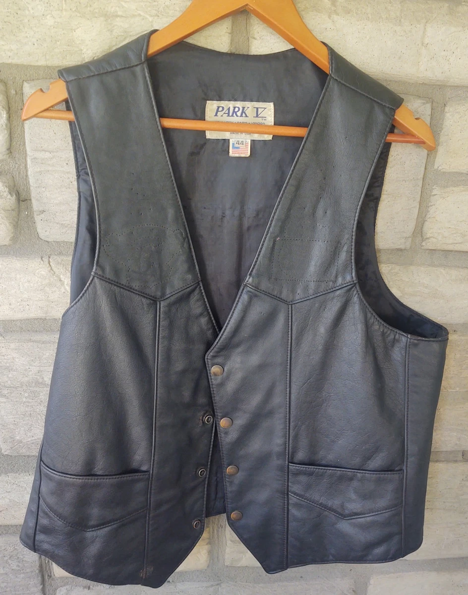 Leather Original Vintage Vests for Men for sale | eBay