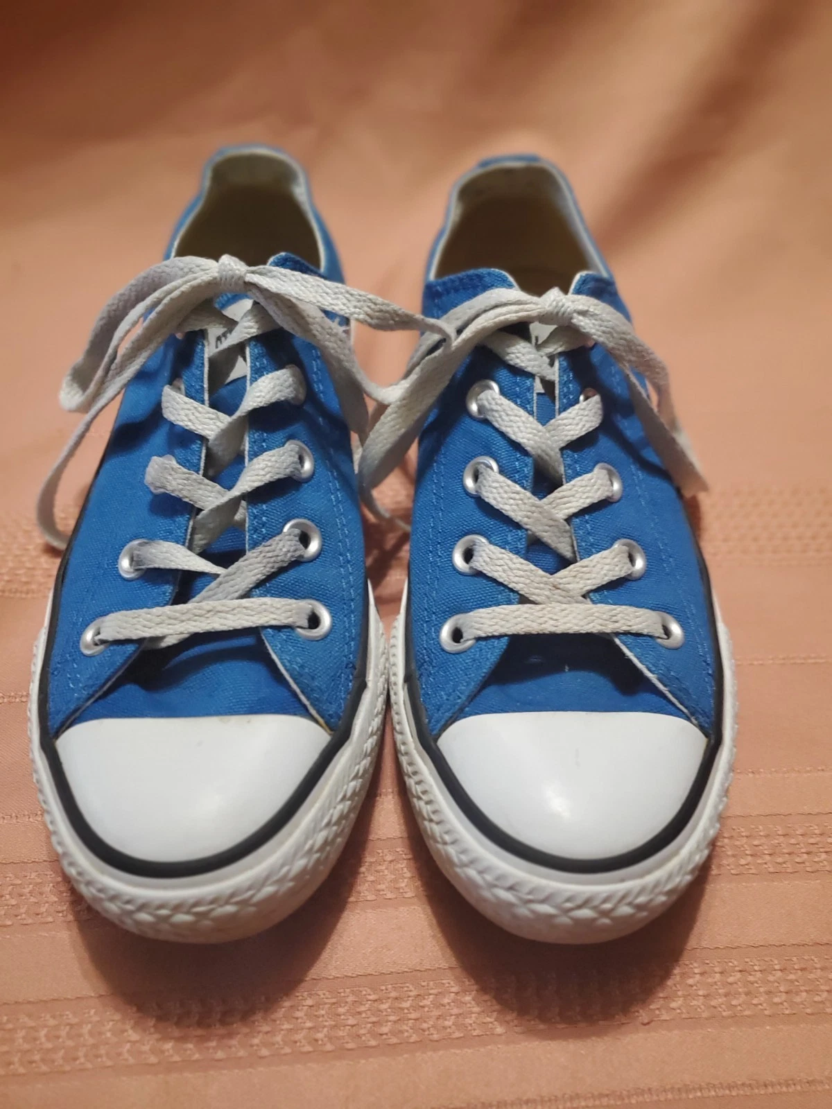Sneakers basse Converse All Star donna taglia 6 uomo 4 blu scarpe stringate