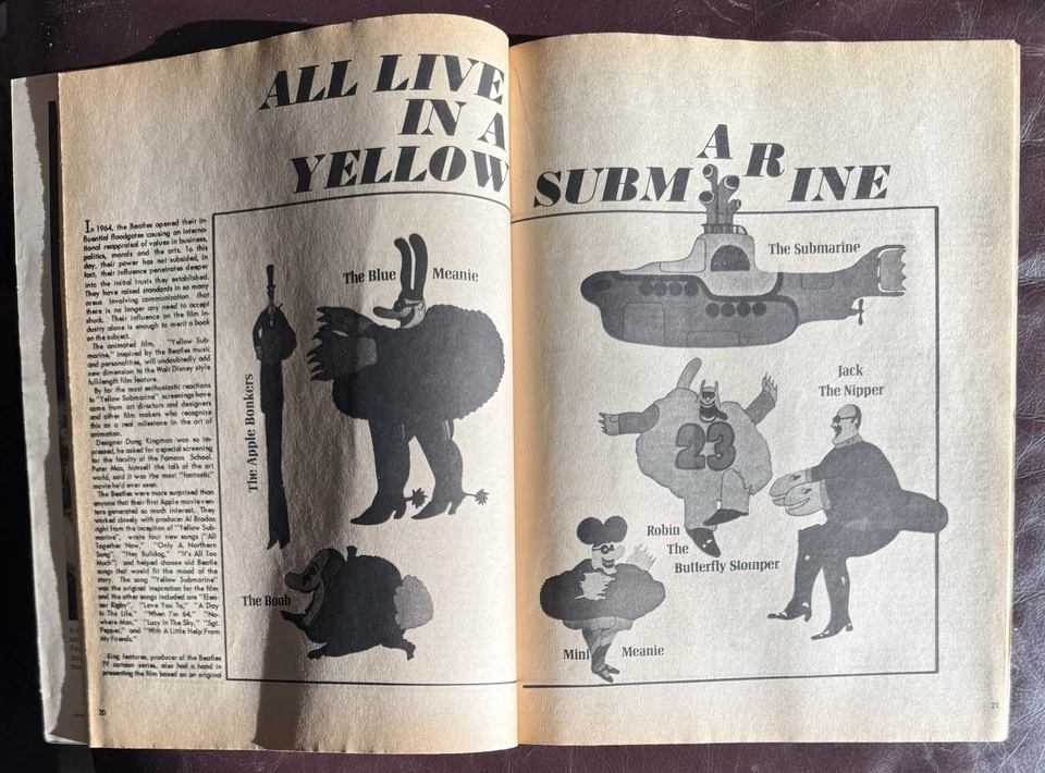 Hit Parader Magazine April 1969 Beatles, Doors, Bee Gees, Sly Stone, Keith Moon  - Image 3 of 3