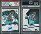 MARK WILLIAMS 2022-23 Panini Revolution Rookie Autographs Fractal 051/100 PSA 8