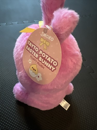 Smoko Tayto Potato Easter Bunny New Fluffy Plush - Picture 4 of 4