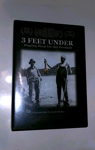 3 Fuß unter Dokumentarfilm Graben tief für die Geoduck DVD