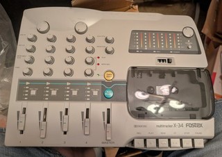 Fostex X 34 Multitracker Cassette Recorder looks to be new in box NO AC adapter
