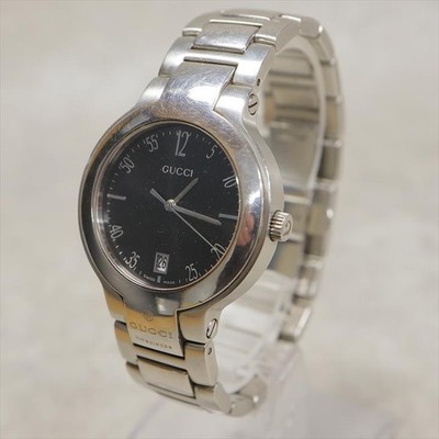 Gucci 8900M Black Men's Casual Watch 37mm Dial Working Confirmed Used Authentic