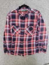 Ralph Lauren Flannel Men's Shirt Size 2X 100 Cotton Red Plaid