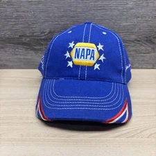 NAPA Racing Hat Cap Strap Back Blue NASCAR Ron Capps Mens Intrepid Fund