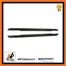 Riffelblech Einstiegsleistenschutz Aluminium Set für schwarz für Defender 90 - LR75B