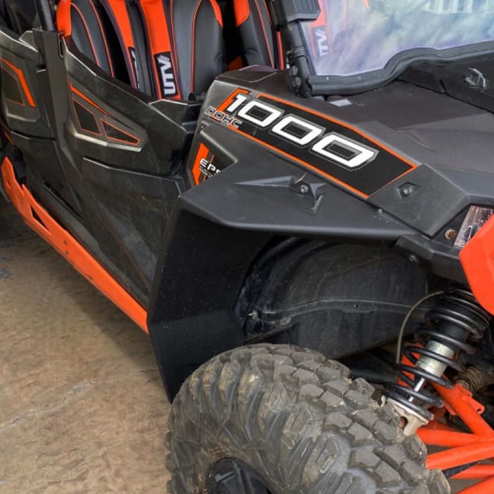 For Polaris RZR S/XP 1000 4 900 TURBO 2014+ Upgraded XXL Wide Mud Fender Flares