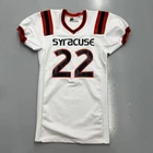 Vintage Syracuse Orange Game Player Issued Game Worn Football Jersey #22 Mens LG