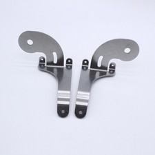 2x Light Brackets Car Chrome Accessories Metal Fog Light Spotlamp for 2001-2006