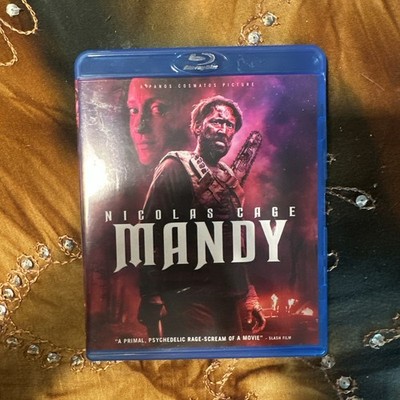 Mandy (Bluray 2017) Nicolas Cage Panos Cosmatos Psychedelic Horror No Slipcover