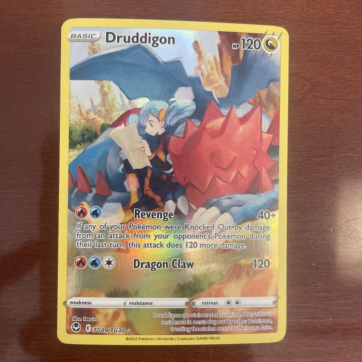 デュエルマスターズ doragon card rarity value Druddigon TG09/TG30 Silver Tempest Ultra Rare Holo Full Art