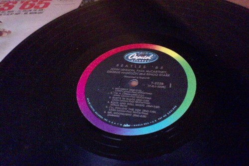 EX Original 1964 USA MONO Lp album Beatles "65 T-2228 John Lennon I FEEL FINE - Foto 16 di 20