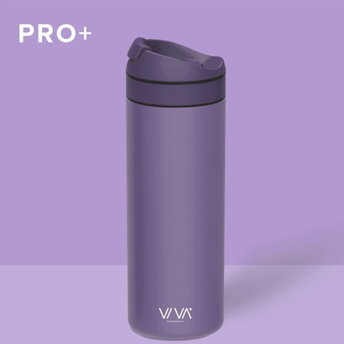 VIVA Recharge Purple Insulated Tea & Coffee Mug & Travel French Press Coffee ... - Picture 8 of 8