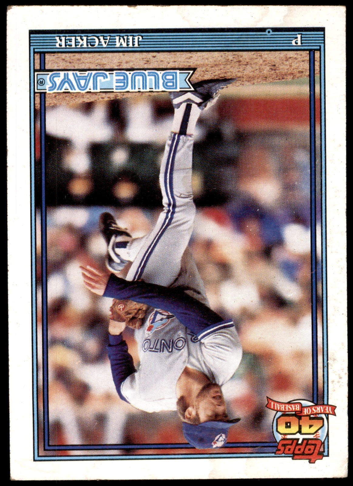 Jim Acker #71b 1991 Topps