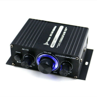 12V 400W Aluminium HiFi Audio Verstärker Auto Stereo Mini Power Amplifier