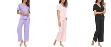 Flora Nikrooz Ladies' Button Front 2-piece PJ Set