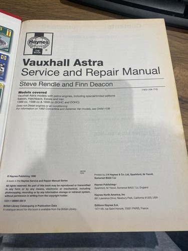 Haynes Manuals from 80's to Early 2000's Used Condition See Pics Take your pick - Picture 39 of 82