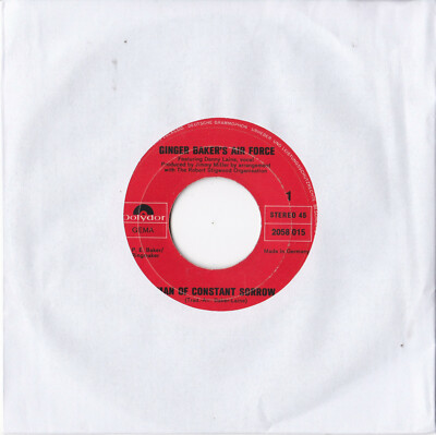 Ginger Baker's Air Force -Man Of Constant Sorrow / Doin' It- 7'' 45 Polydor