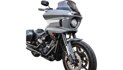 #ad Klock Werks Dark Smoke Flare 8quot; Windshield For Harley Low Rider ST Models $249.95