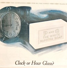Jabón de nafta Procter And Gamble 1920 blanco anuncio azul XL HM2D