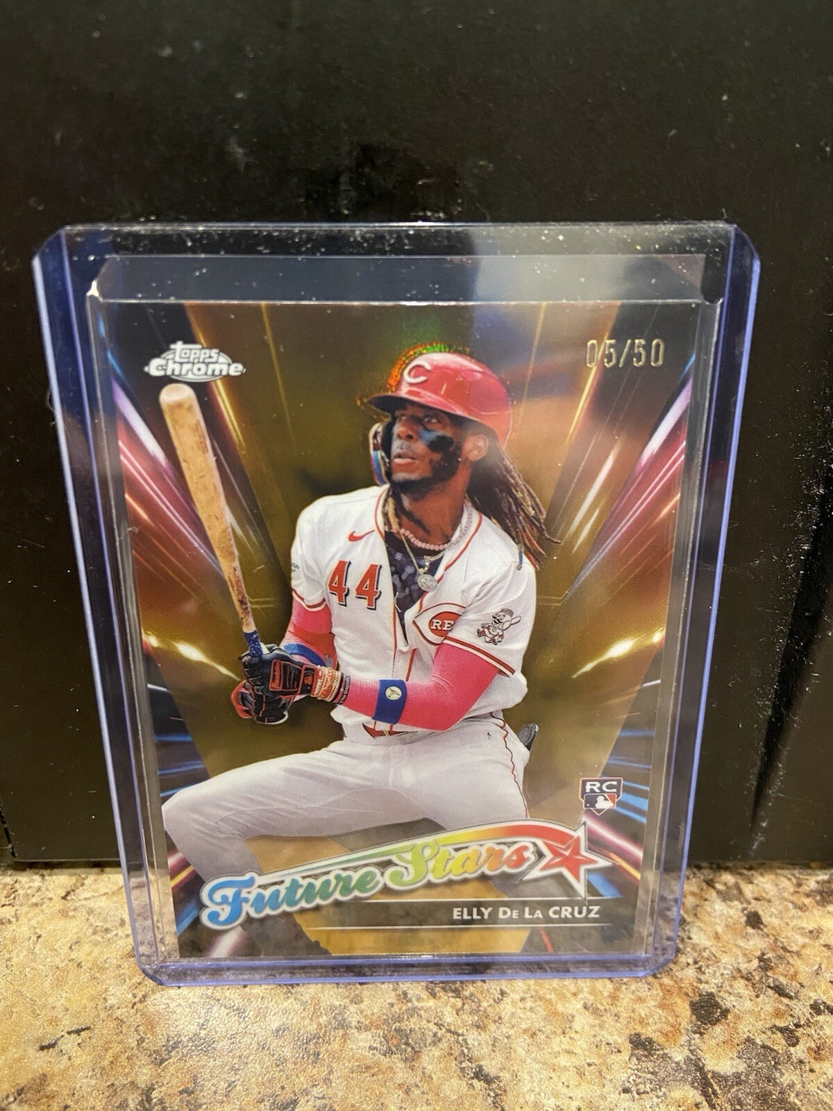 ELLY DE LA CRUZ 2024 Topps Chrome Update Future Stars Gold 05/50