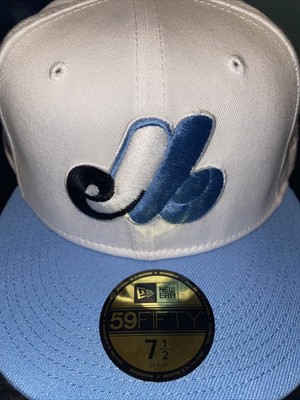 7 5/8 montreal expos white/sky blue 