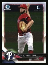 Colton Eastman 2018 Bowman Chrome Draft #BDC-96 RC Baseball Card