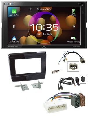 JVC DAB MP3 2DIN Bluetooth USB Car Stereo for Isuzu D-Max 2020 2021 Piano Finish