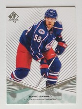 DAVID SAVARD 2011-12 SP Authentic Rookie Extended #R18 Columbus Blue Jackets