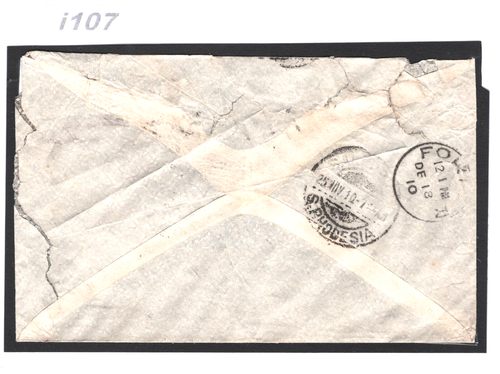 RHODESIA BSACo Overprints Cover *ELDORADO MINE* 1910 CDS Forfar GOLD MINING i107 - Picture 8 of 10