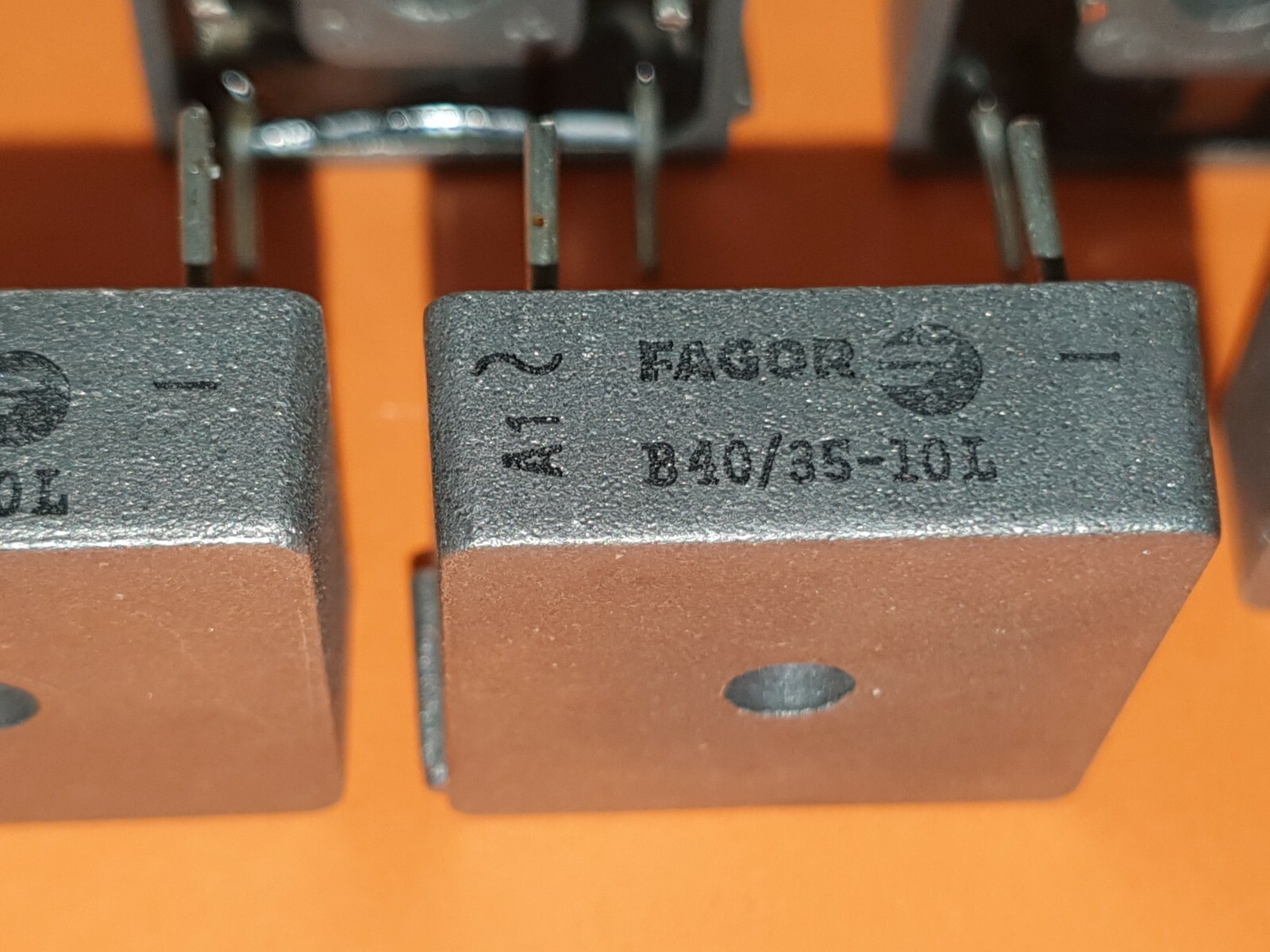 5x 40V / 10A Brückengleichrichter FAGOR B40/35-10L