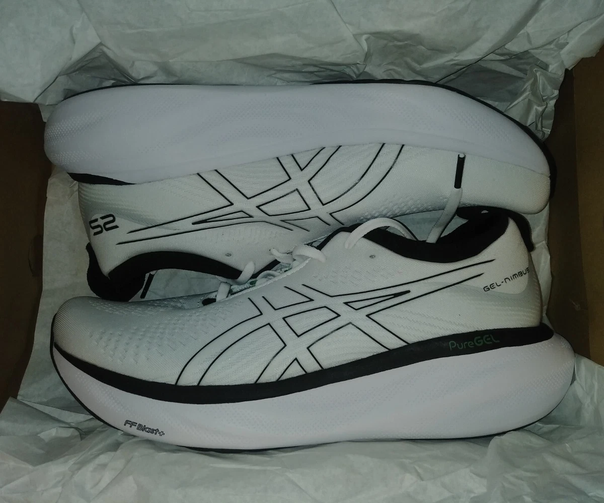 Zapatos para correr Asics Gel-Nimbus 25 para hombre talla 12,5 1011B547  especias latte/negras