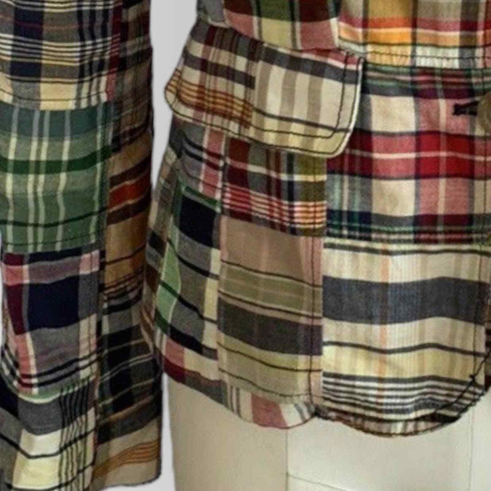 J.Crew Patchwork Spring Blazer Coat Jacket Multic… - image 3