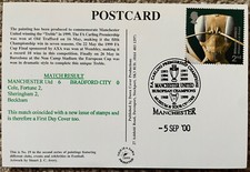 Manchester United v Bradford City 2000 Postcard