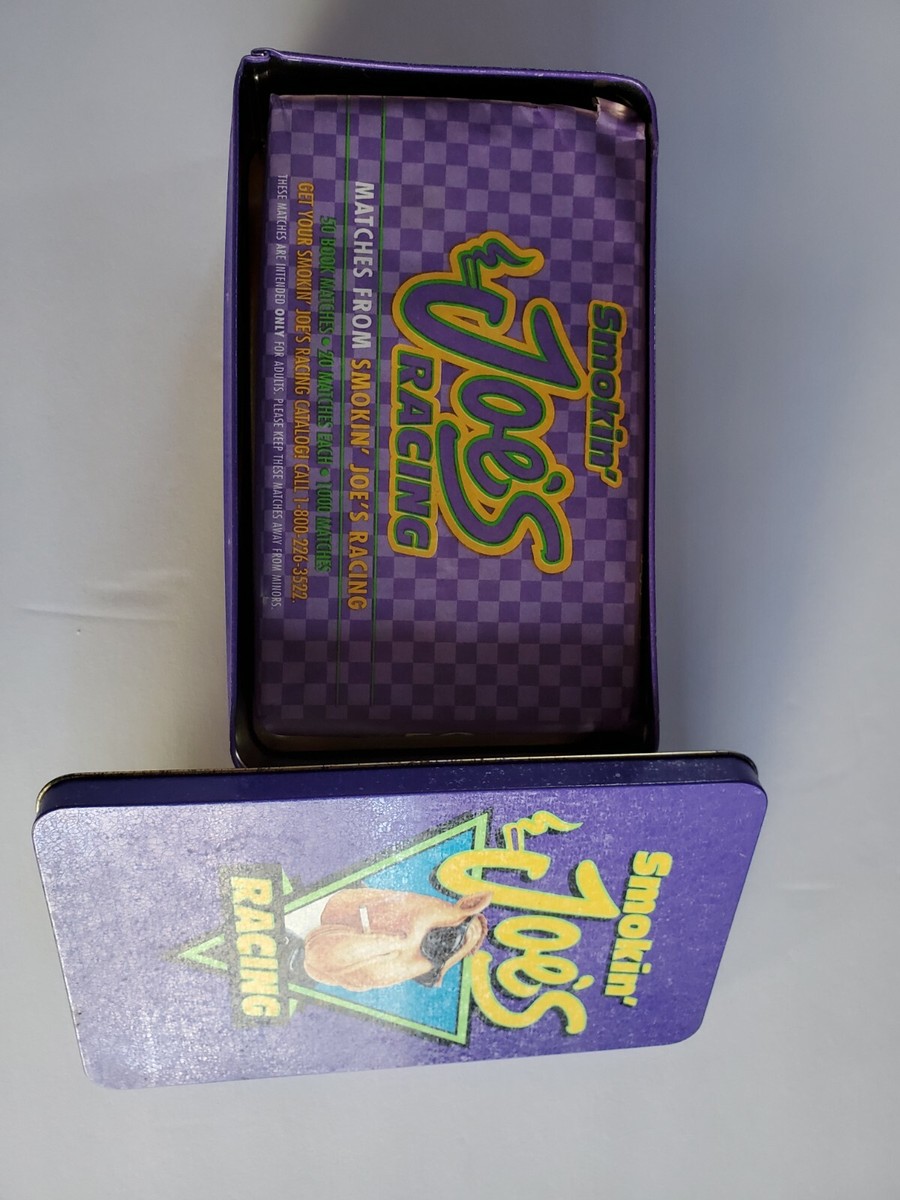 smoking joe cigarettes SMOKIN' JOES RACING TIN WITH MATCHES - Camel Cigarettes