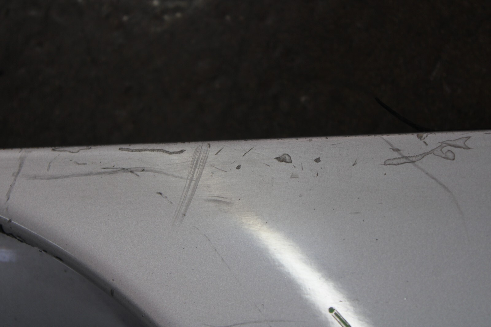 Ferrari F430, Coupe, Spider, LH, Rocker Panel, Silver, Dmg, Used, P/N 68021110
