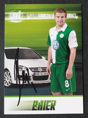 1592 Daniel Baier VfL Wolfsburg 2007/08 Autogrammkarte original signiert