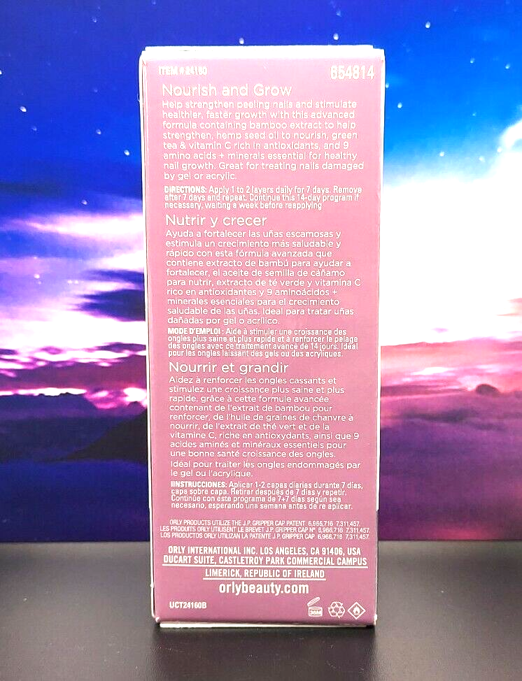 Orly Nailtrition Nail Growth Support for Damaged Nail Treatment Nail