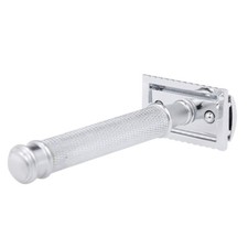 Double Edge Safety Razor Stainless Steel Manual Traditional Shaving Razor H0B6