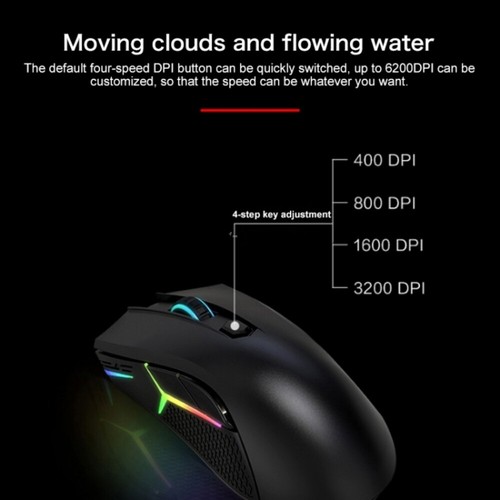 Original Lenovo LEGION HEADSHOT 3200DPI RGB Wired Gaming Mouse For PC & Laptop - 第 10/20 張圖片