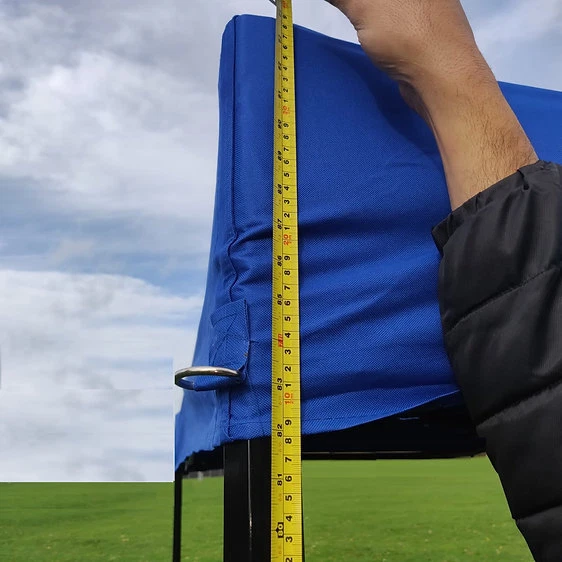 Hex 27 Kg 3mx3m Pop Up Gazebo Blue Heavy Duty Foldable Super High Quality TENTOL - Image 3 of 4