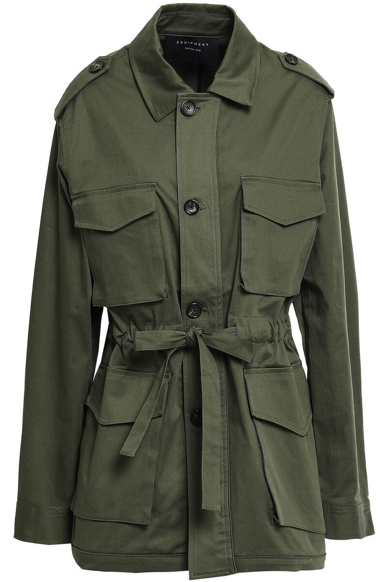 NWT Equipment Kamille Utility Military Jacket, Grape Leaf NWT Equipment Kamille Utility Military Jacket, Grape Leaf